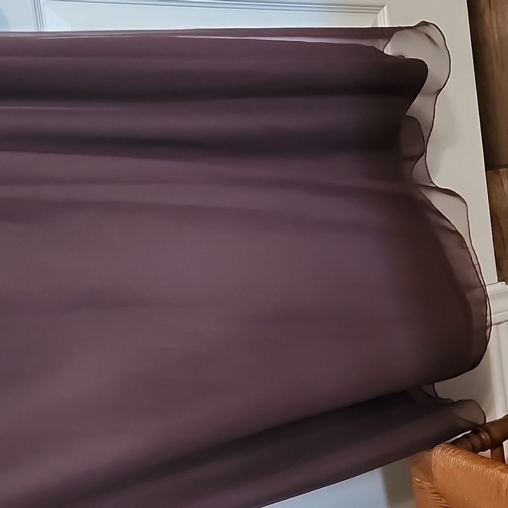 Thread Brown Strapless Floor Length Bridesmaid Dr… - image 5